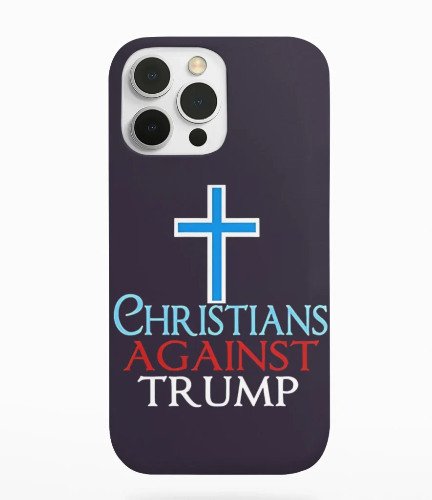 phone case featuring anti-trump design maga store