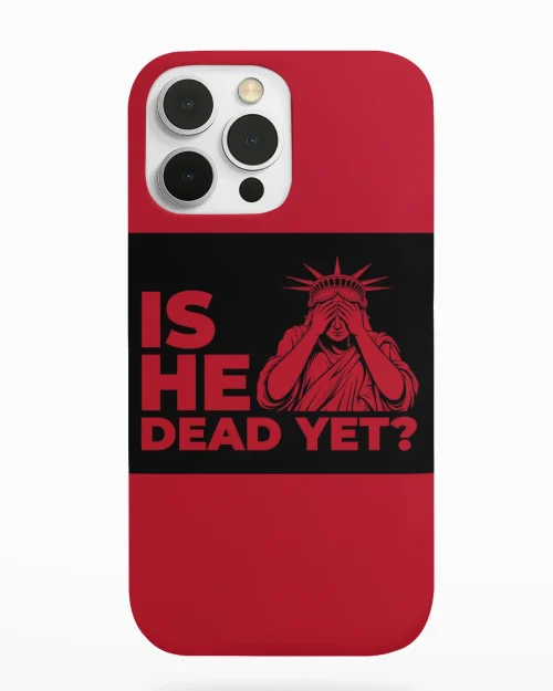 phone case featuring anti-trump design maga store