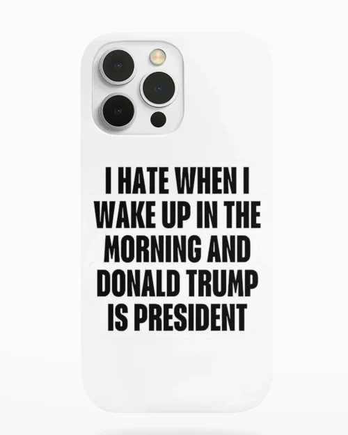 phone case featuring anti-trump design maga store