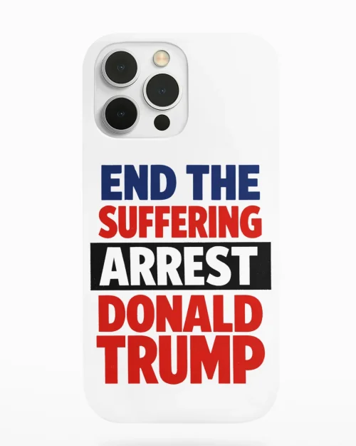 phone case featuring anti-trump design maga store
