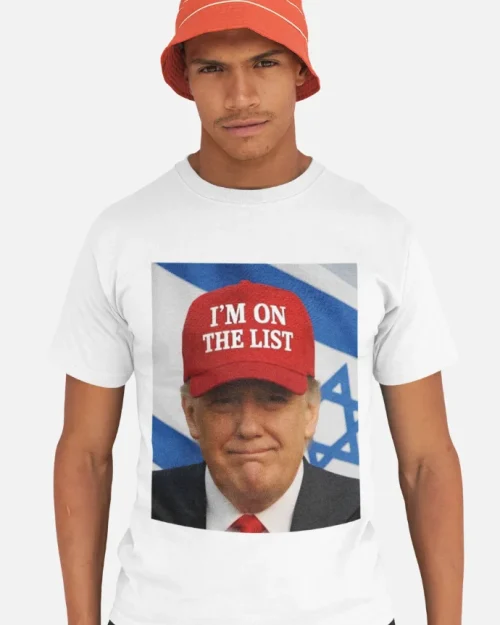 model wearing impreach trump unisex t-shirt